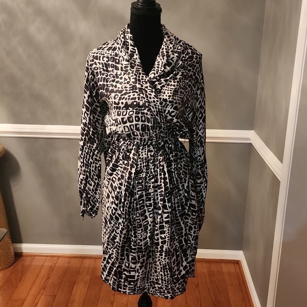 Rachel Zoe black and white dress sz 6